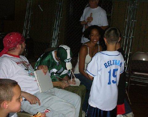 Born Talent at Jersey Rampage Wrestling- Signing Autographs '06